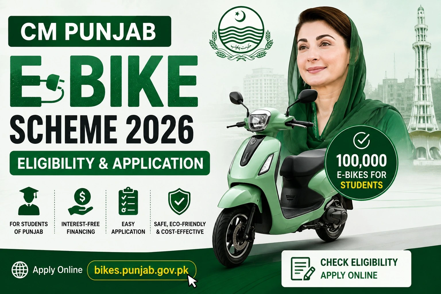 CM Punjab Electric Bike Scheme 2026: Online Apply & Eligibility Guide